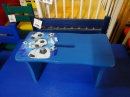 modrá dětská židlička W101